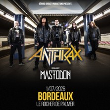 Anthrax - Special Guest : Mastodon