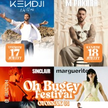 M Pokora + Marguerite + Leman - Festival Oh Bugey