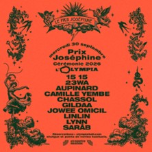 Le Prix Jos&eacute;phine 2026 - Concert et c&eacute;r&eacute;monie