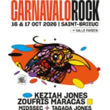 CARNAVALOROCK 2026-PASS VENDREDI MOUNDRAG - MIOSSEC - KEZIAH JONES